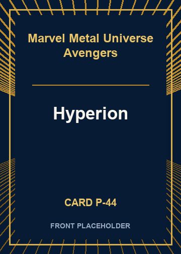 Hyperion front card image