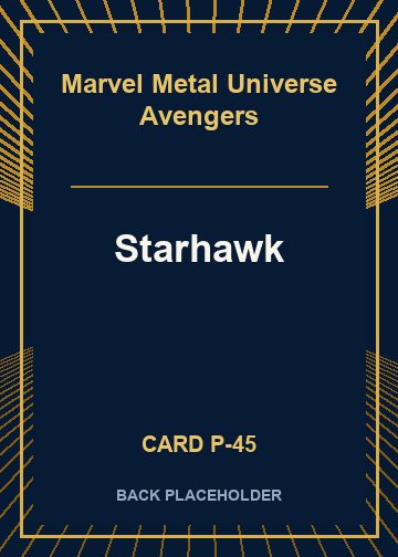 Starhawk back card image