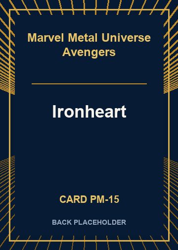 Ironheart back card image