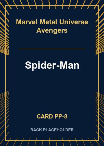 Spider-Man back card image