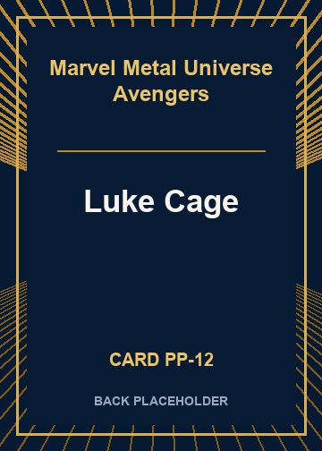 Luke Cage back card image