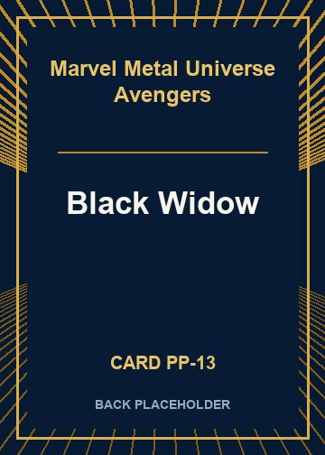 Black Widow back card image