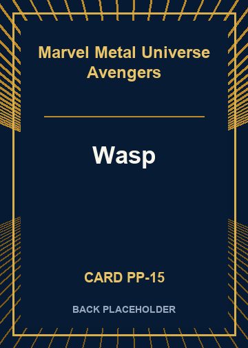 Wasp back card image