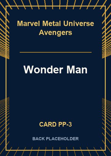 Wonder Man back card image
