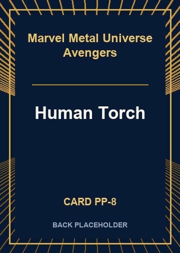 Human Torch back card image