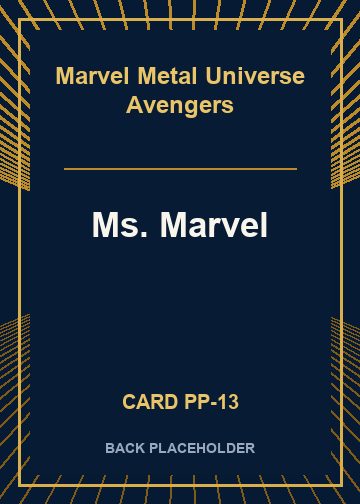 Ms. Marvel back card image