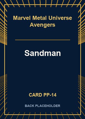 Sandman back card image