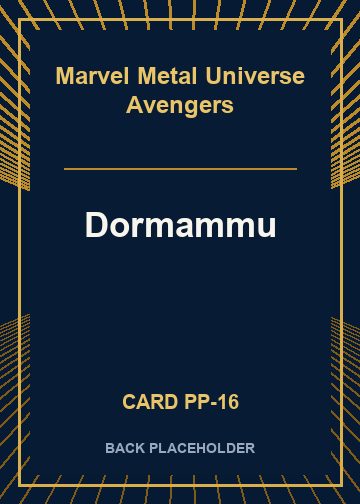 Dormammu back card image