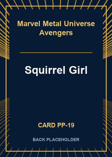 Squirrel Girl back card image