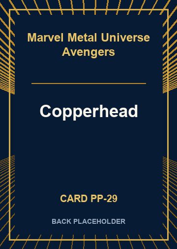 Copperhead back card image