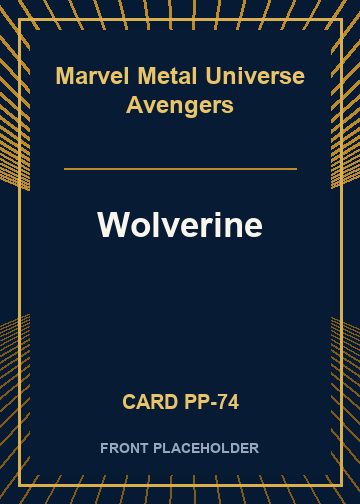 Wolverine card thumbnail