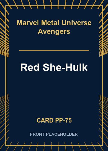 Red She-Hulk card thumbnail
