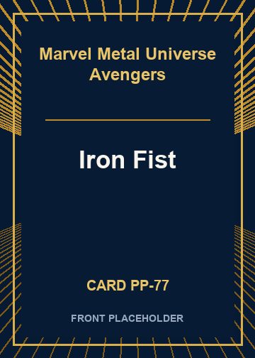 Iron Fist card thumbnail