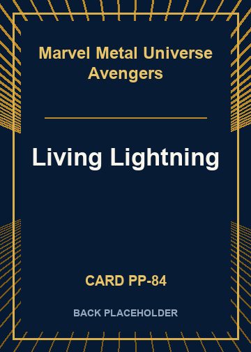 Living Lightning back card image