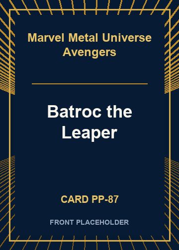 Batroc the Leaper card thumbnail