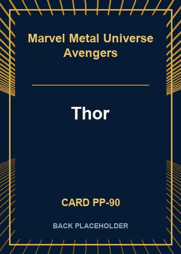 Thor back card image