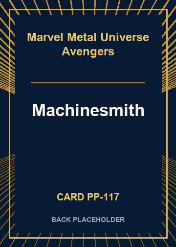 Machinesmith back card image