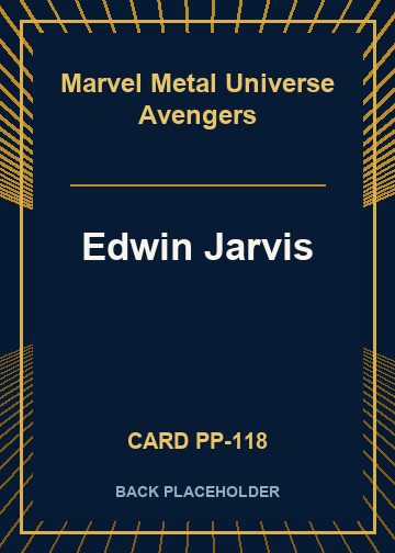 Edwin Jarvis back card image