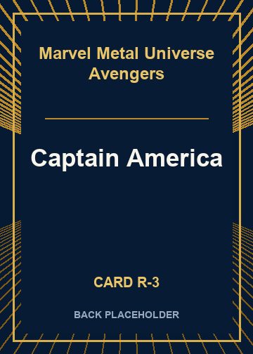 Captain America back card image