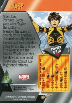 Wasp back card image