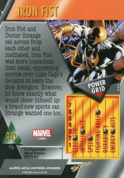 Iron Fist back card image