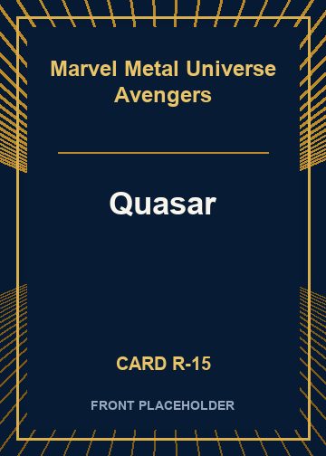 Quasar front card image