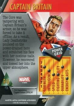 Captain Britain back card image