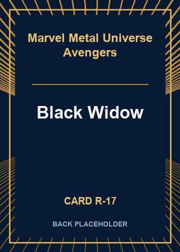 Black Widow back card image