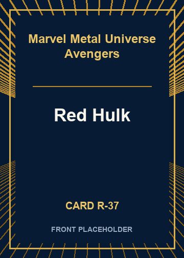Red Hulk card thumbnail
