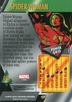 Spider-Woman back card image