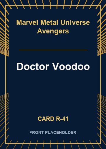 Doctor Voodoo card thumbnail