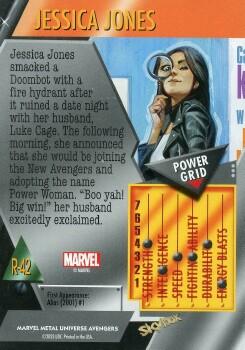 Jessica Jones back card image