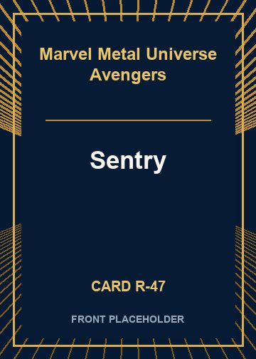 Sentry front card image