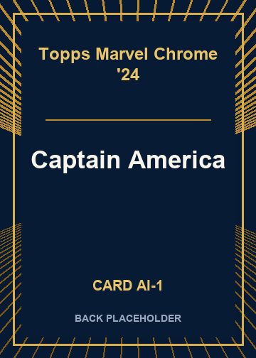Captain America back card image