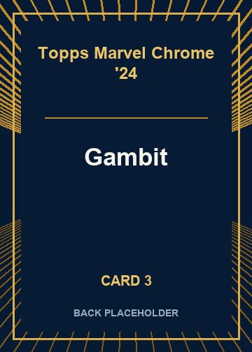 Gambit back artwork