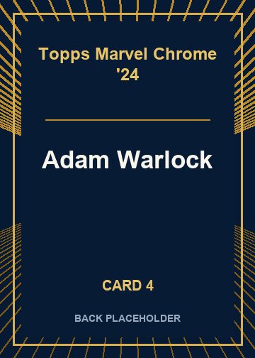 Adam Warlock back artwork