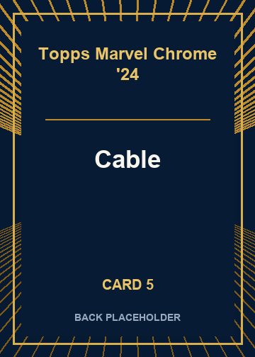 Cable back artwork