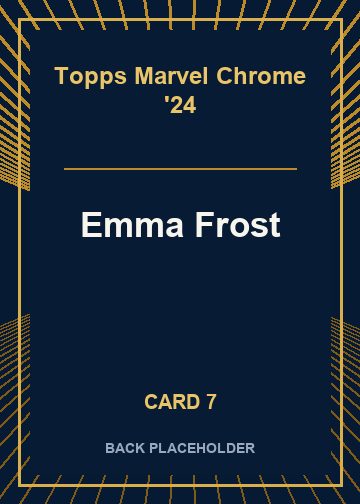 Emma Frost back artwork