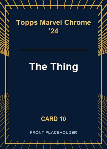 The Thing front artwork