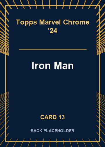 Iron Man back artwork