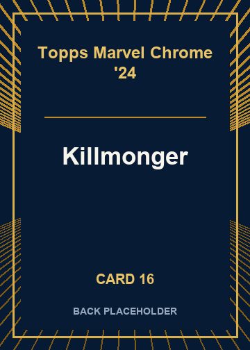 Killmonger back artwork