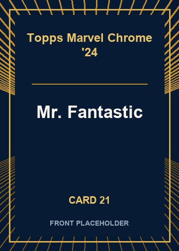 Mr. Fantastic front artwork