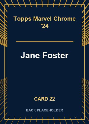 Jane Foster back artwork
