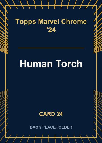 Human Torch back artwork