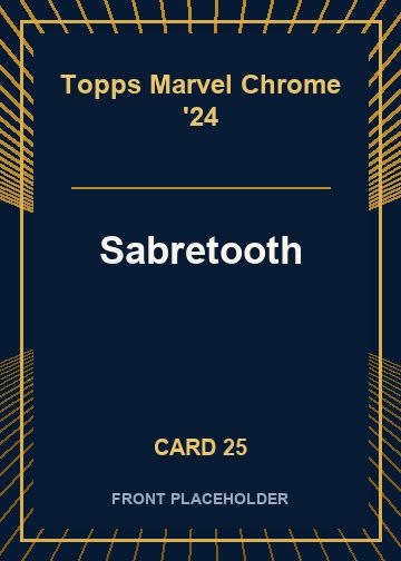 Sabretooth front artwork