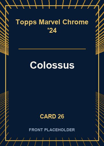 Colossus front artwork