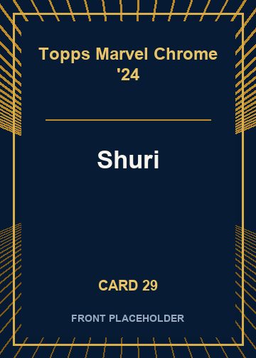 Shuri front artwork