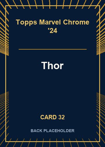 Thor back artwork