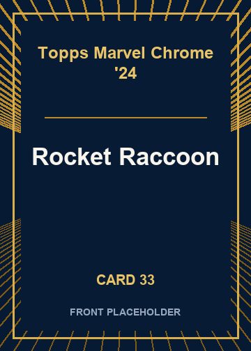 Rocket Raccoon front artwork