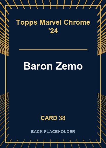 Baron Zemo back card image